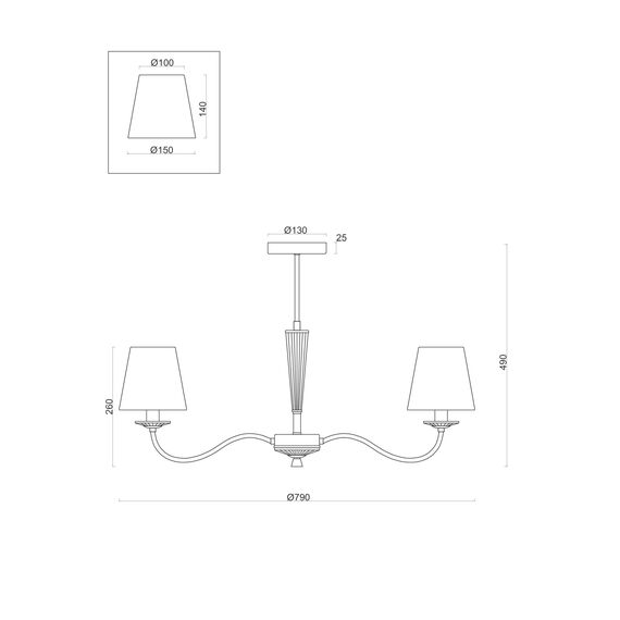 Люстра Freya FR2027PL-07BS, изображение 2