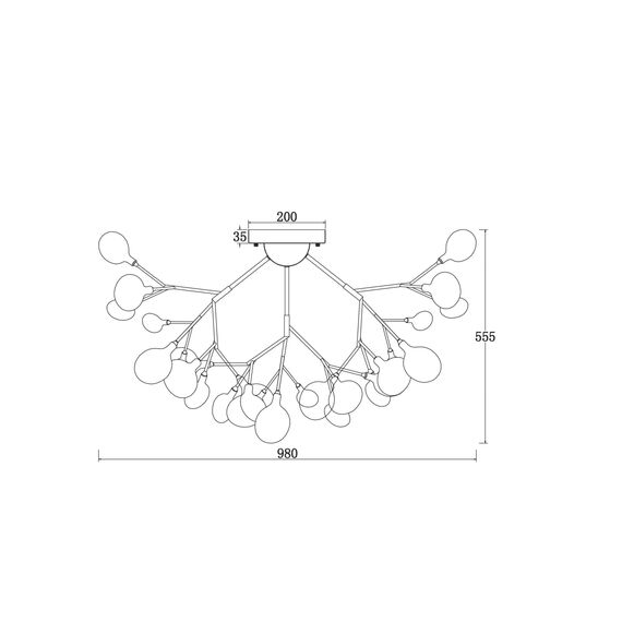 Потолочный светильник Freya FR5049CL-36G, изображение 9