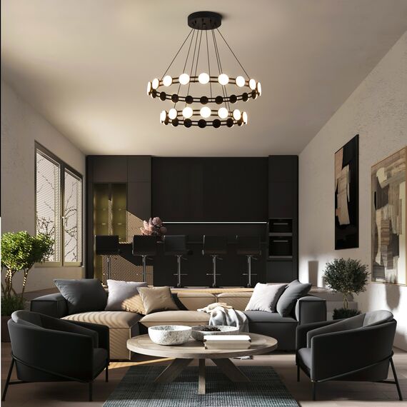 Подвесной светильник Freya FR6180PL-L32B, изображение 2