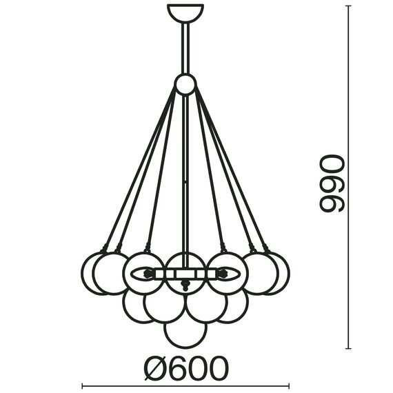 Подвесной светильник Freya FR5231PL-06CH, изображение 10