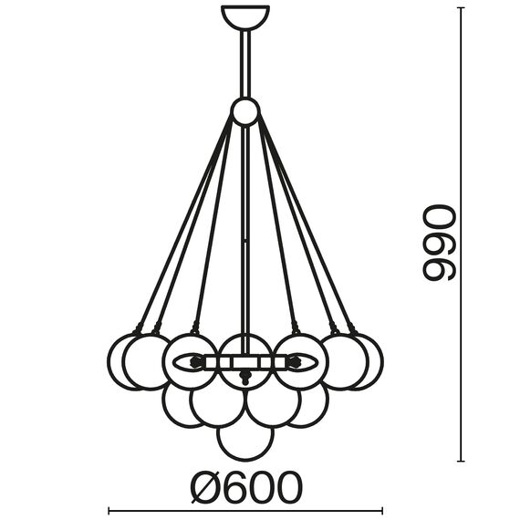 Подвесной светильник Freya FR5231PL-06CH, изображение 9