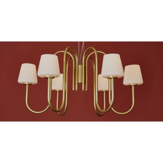 Подвесной светильник Freya FR2039PL-06G, изображение 9