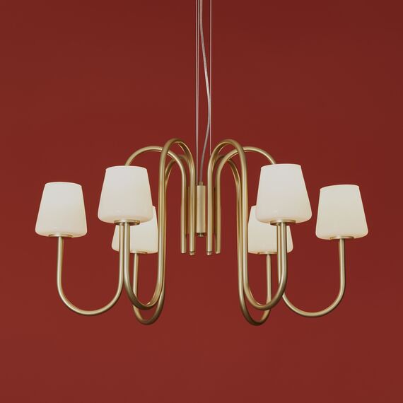 Подвесной светильник Freya FR2039PL-06G, изображение 5