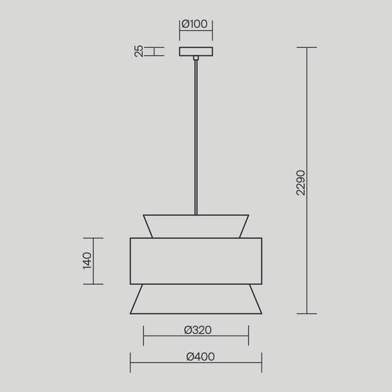 Подвесной светильник Freya FR5492PL-01B, изображение 2