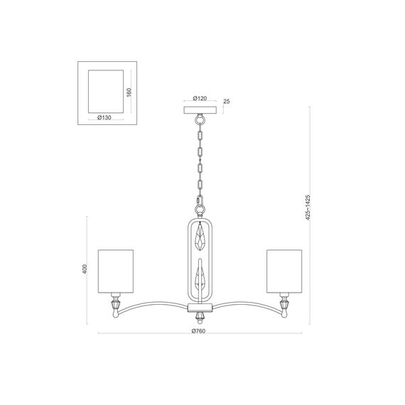 Подвесной светильник Freya FR1007PL-07N, изображение 3