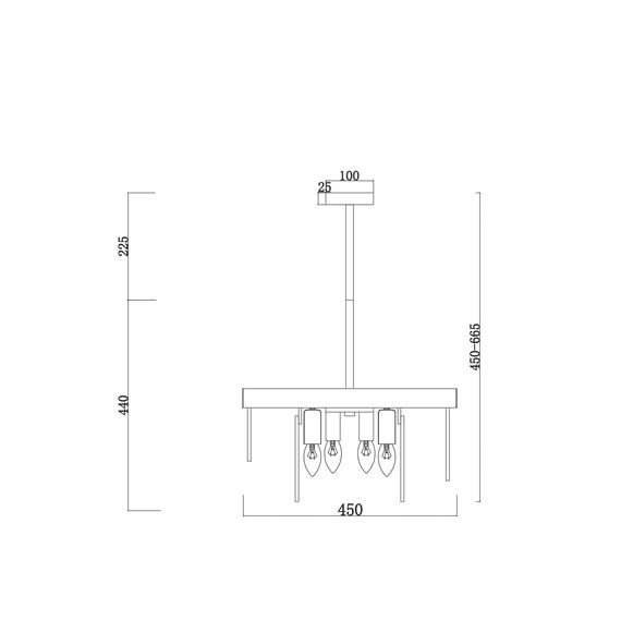 Подвесной светильник Freya FR5104PL-06BS3, изображение 2