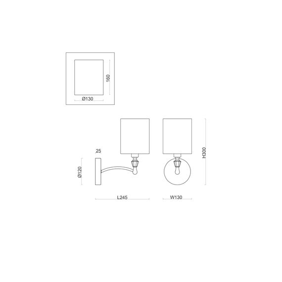 Настенный светильник (бра) Freya FR1007WL-01N, изображение 2