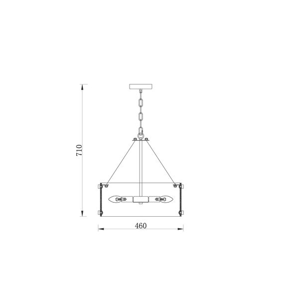 Подвесной светильник Freya FR5190PL-06BS, изображение 6