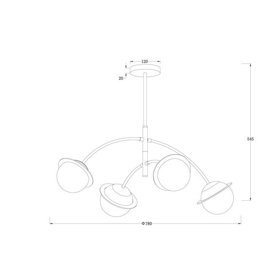 Люстра Freya FR5323CL-04CH, изображение 9