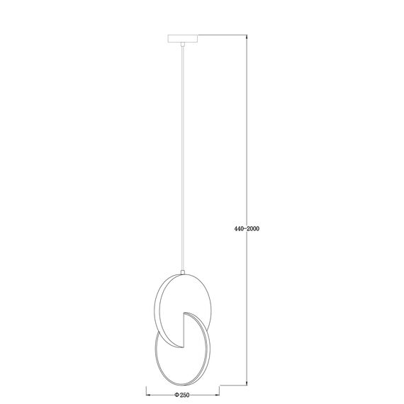 Подвесной светильник Freya FR6002PL-L15BS, изображение 2