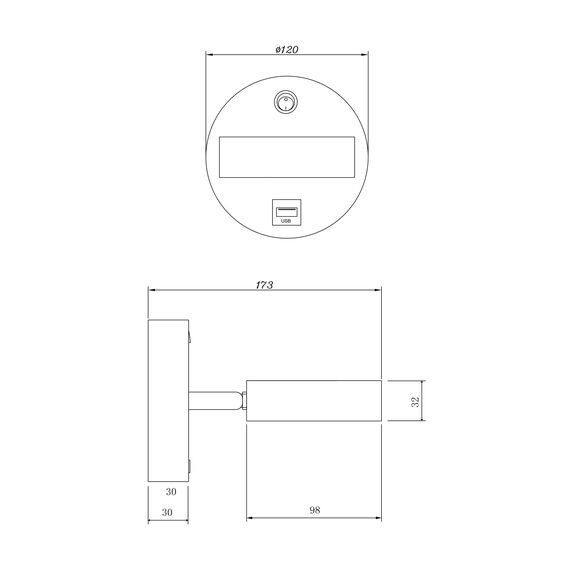 Спот Freya FR10010CW-L6MG, изображение 5