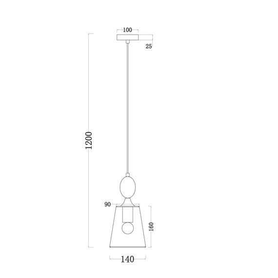Подвесной светильник Freya FR2022PL-01CH, изображение 2