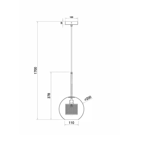 Подвесной светильник Freya FR8018PL-01N, изображение 2