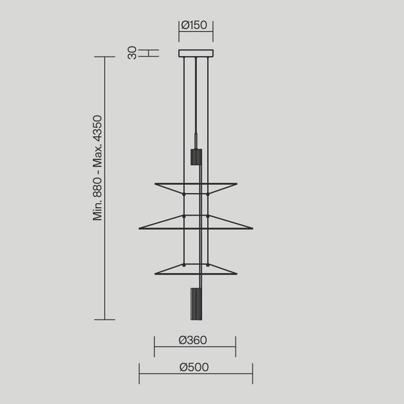 Подвесной светильник Freya FR6190PL-L7WB, изображение 3