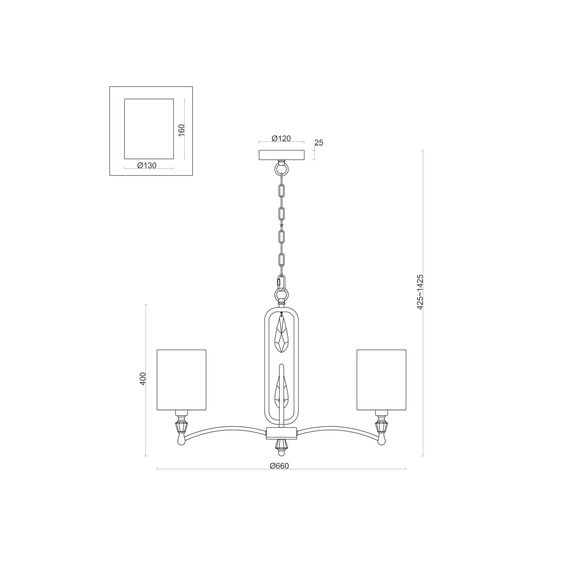 Подвесной светильник Freya FR1007PL-05N, изображение 2