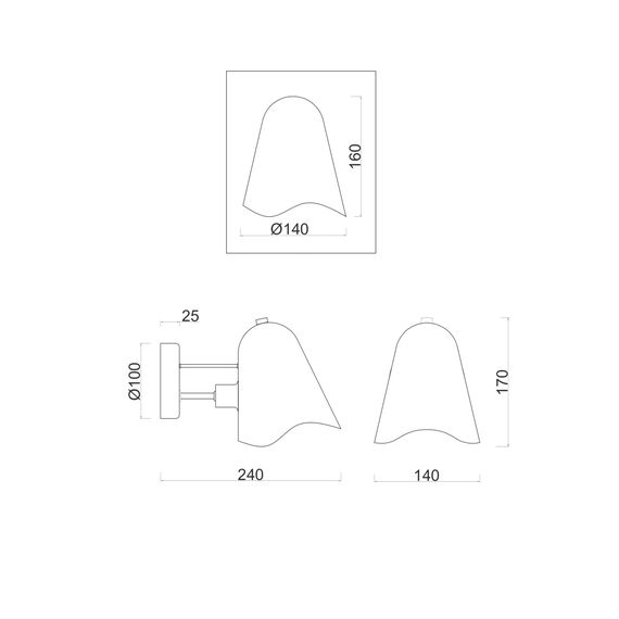 Настенный светильник (бра) Freya FR5037WL-01S, изображение 2