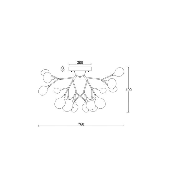 Потолочный светильник Freya FR5049CL-27B, изображение 4