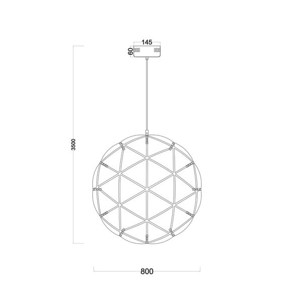 Подвесной светильник Freya FR5099PL-L52CH, изображение 5