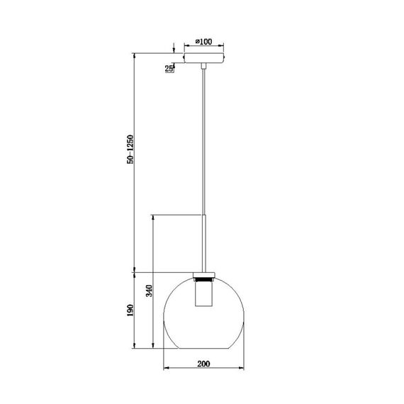 Подвесной светильник Freya FR8002PL-01BS, изображение 3
