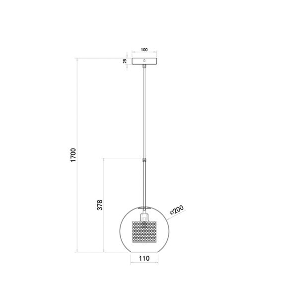 Подвесной светильник Freya FR8018PL-01N, изображение 7