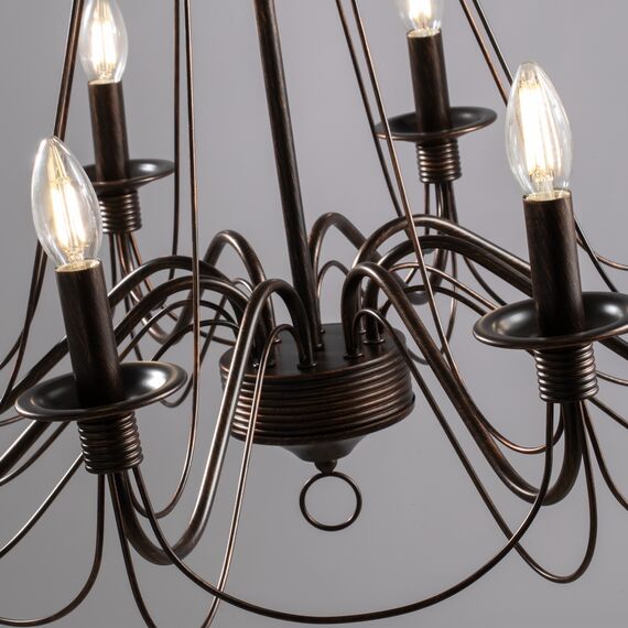 Люстра Freya FR2046-PL-08-BR, изображение 4