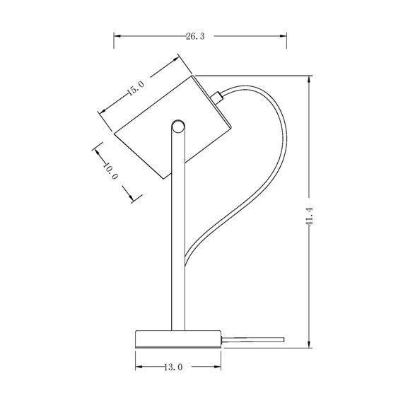 Настольный светильник Freya FR4004TL-01WB, изображение 2