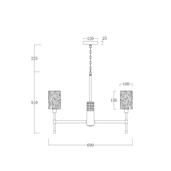 Люстра Freya FR5133PL-06CH, изображение 2
