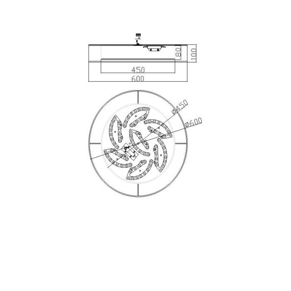 Потолочный светильник Freya FR6005CL-L48G, изображение 3