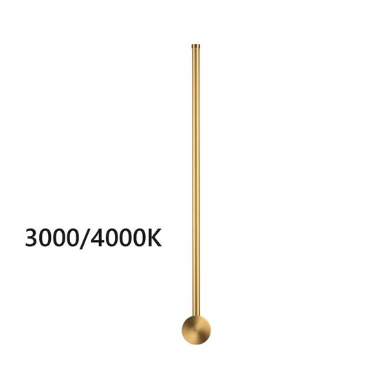 4335/12WGP HIGHTECH ODL23 299 золото Настенный светильник IP20 LED 12W 525Лм 3000K/4000K (перекл. ч/з тумблер на драйвере) FILLINI