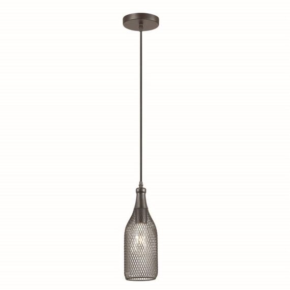 3353/1 PENDANT ODL17 496 черный Подвес E27 60W 220V BOTTLE