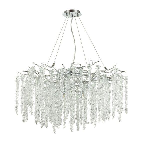 5004/14 HALL ODL23 637 серебристый/прозрачный металл/хрусталь Люстра G9 14*40W BANCHE