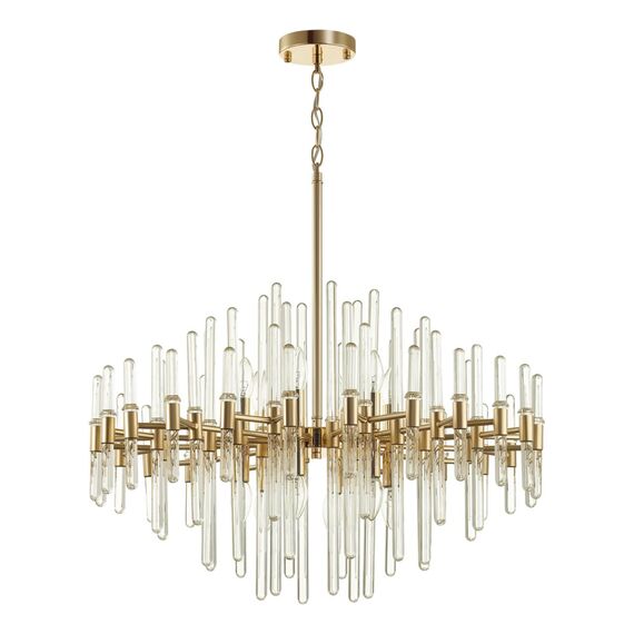 4988/12 HALL ODL22 661 золотой/стекло Люстра E14 12*40W STIKA