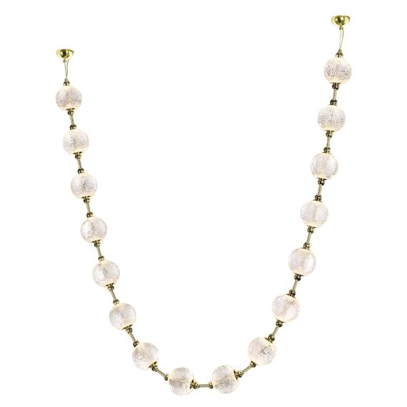 5008/64L L-VISION ODL23 591 золотой/прозрачный/металл/акрил Подвес бусы LED 64W 4000K 3520лм CRYSTAL