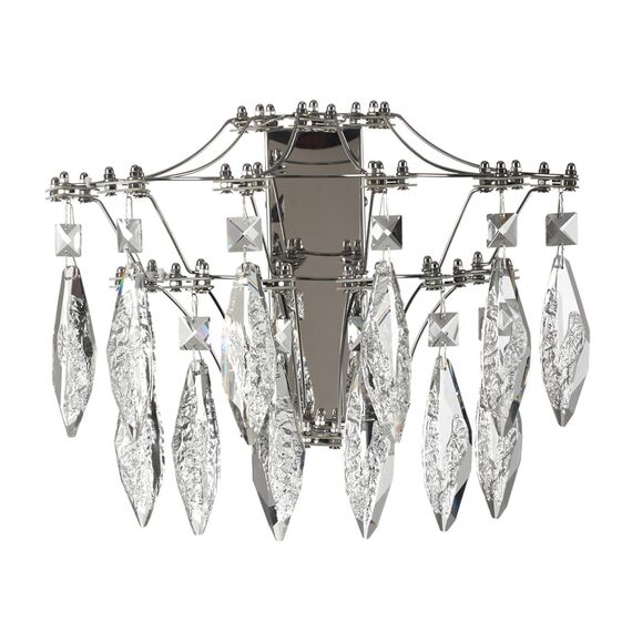 6699/25WL CLASSIC ODL_EX25 83 Настенный светильник металл/хрусталь/нерж сталь IP20 LED 25W 4000K 220-240V FLAMENCO