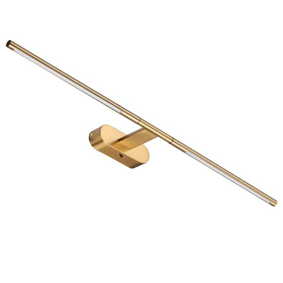 6635/9WL HIGHTECH ODL24 313 металл/античная бронза/акрил Настенный светильник IP20 LED 8W 3000K/3800K/5100K (перекл ч/з тумблер) 220V ALEDO