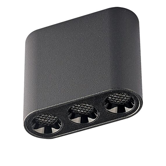 7092/8CL HIGHTECH ODL25 399 Потолочный светильник черный/металл/акрил IP20 LED 5W 380Лм 3000K 220V SMALL