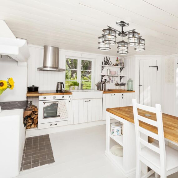 3504/5C COUNTY LN18 000 хром Люстра потолочная E27 5*60W 220V ROTONDUM, изображение 3