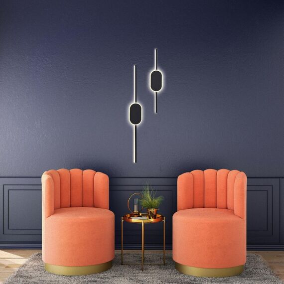 5606/9WL LEDIO LN23 354 черный Настенный светильник LED 9W 3000К 628Лм 220V ELADO, изображение 3