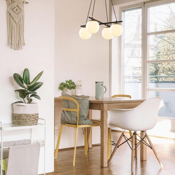 5212/4 MODERNI LN22 109 черный, золотой Люстра E27 4*60W 220V RANDI, изображение 3