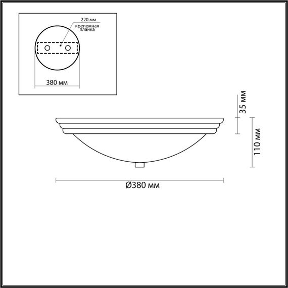5261/3C VINTAGE LN23 86 хром Настенно-потолочный светильник E27 3*60W 220V KAYLA, изображение 2