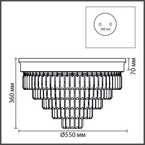 5257/8C CLASSI LN26 латунь/хрусталь металл/прозрачный Люстра потолочная Е14 8*40W 220V ZAHA, изображение 2