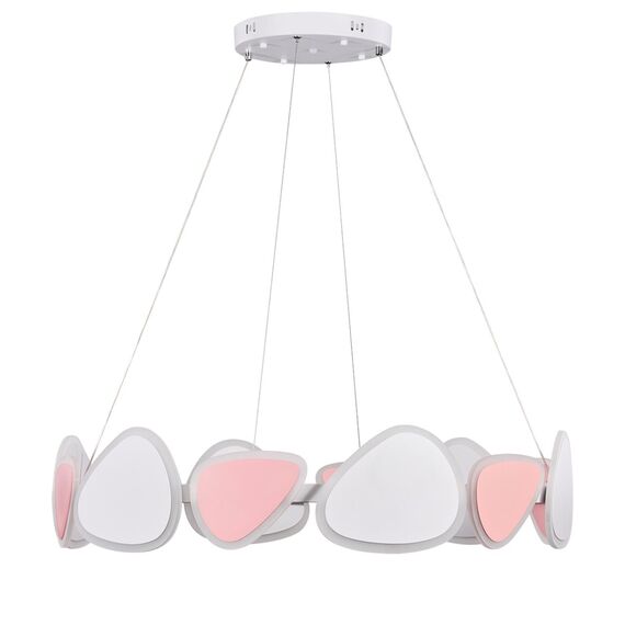 5612/99L LEDIO LN23 154 белый, розовый Люстра LED диммир. с ДУ 116W 3000-6000К 9576Лм 220V KUMIKO