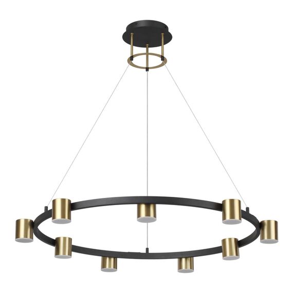 6532/58L LEDIO LN23 220 чёрный, латунь Светильник подвесной LED 58W 3000-6000K 2224Лм 220V FLINT