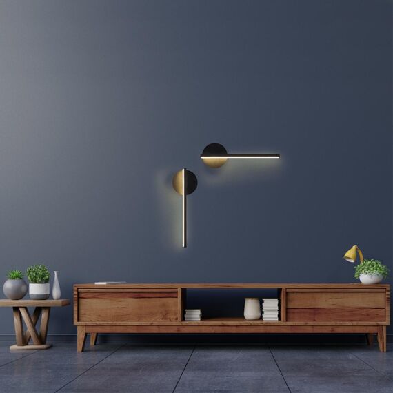 5605/9WL LEDIO LN23 353 черный Настенный светильник LED 9W 3000К 624Лм 220V ELERI, изображение 3