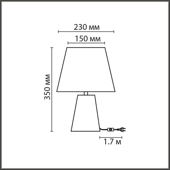 8142/1T MODERNI LN25 000 бежевый/коричневый, керамика/текстиль Настольная лампа Е27 1*60W 220V TERAZIO, изображение 2