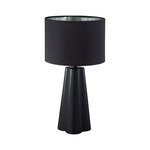 8124/1T COMFI LN25 376 черный, керамика/текстиль Настольная лампа E27 1*60W 220V HINAMI