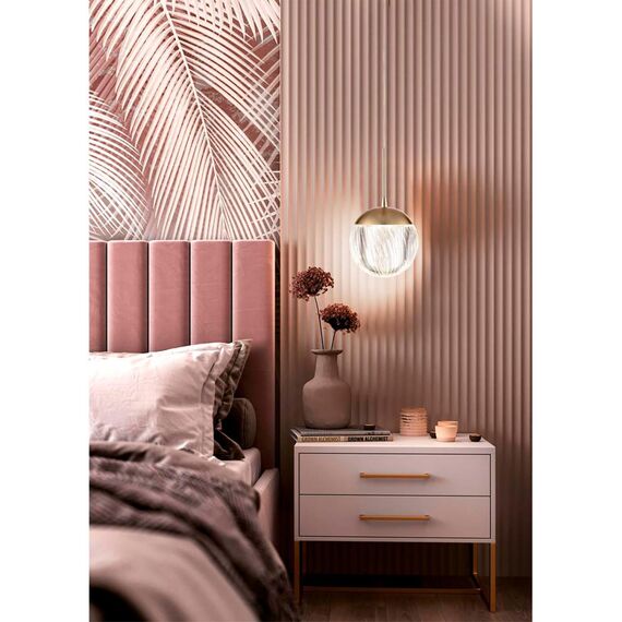 8083/1A LEDIO LN25 320 золото/прозрачный, металл/акрил Подвесной светильник LED 1*3W 220V RIMINI, изображение 3