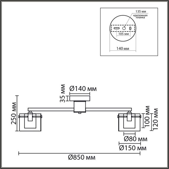 8261/8C MODERNI LN26 металл/стекло, хром/прозрачный Люстра потолочная E14 8*40W 220V VERDI, изображение 2