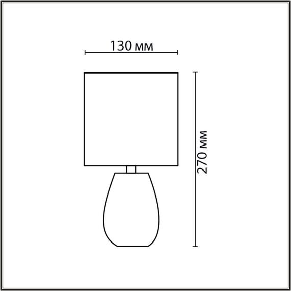 8161/1T COUNTY LN25 000 серый, керамика/текстиль Настольная лампа E14 1*40W 220V ASELA, изображение 2