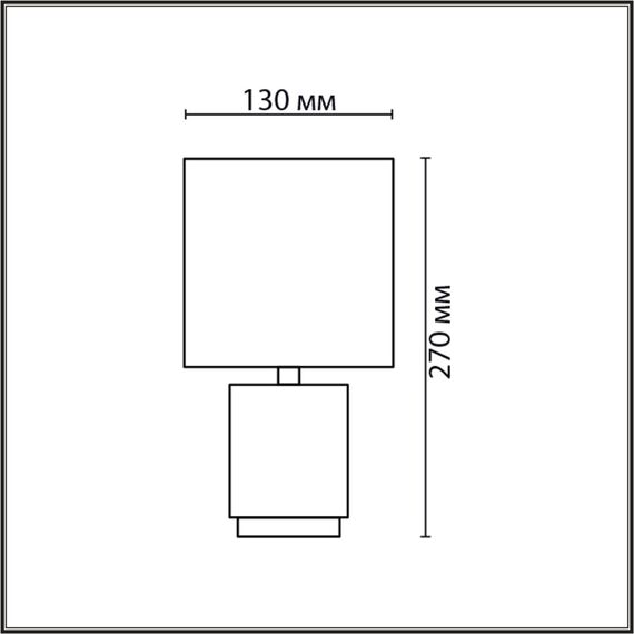 8177/1T COUNTY LN25 000 серый, керамика/текстиль Настольная лампа E14 1*40W 220V KAISA, изображение 2